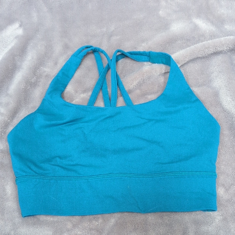 lululemon athletica Turquoise Strappy Sports Bra